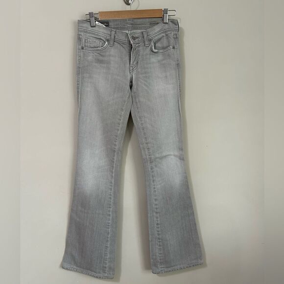 Citizens Of Humajity Concord Ingrid Flare Jeans in Gray - Picture 1 of 9
